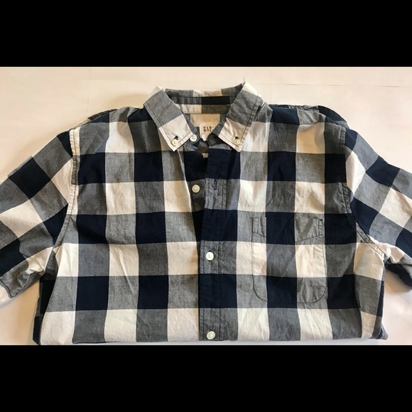 Gap Plaid Button Down Shirt in Size XXL (boys) - Picture 3 of 7